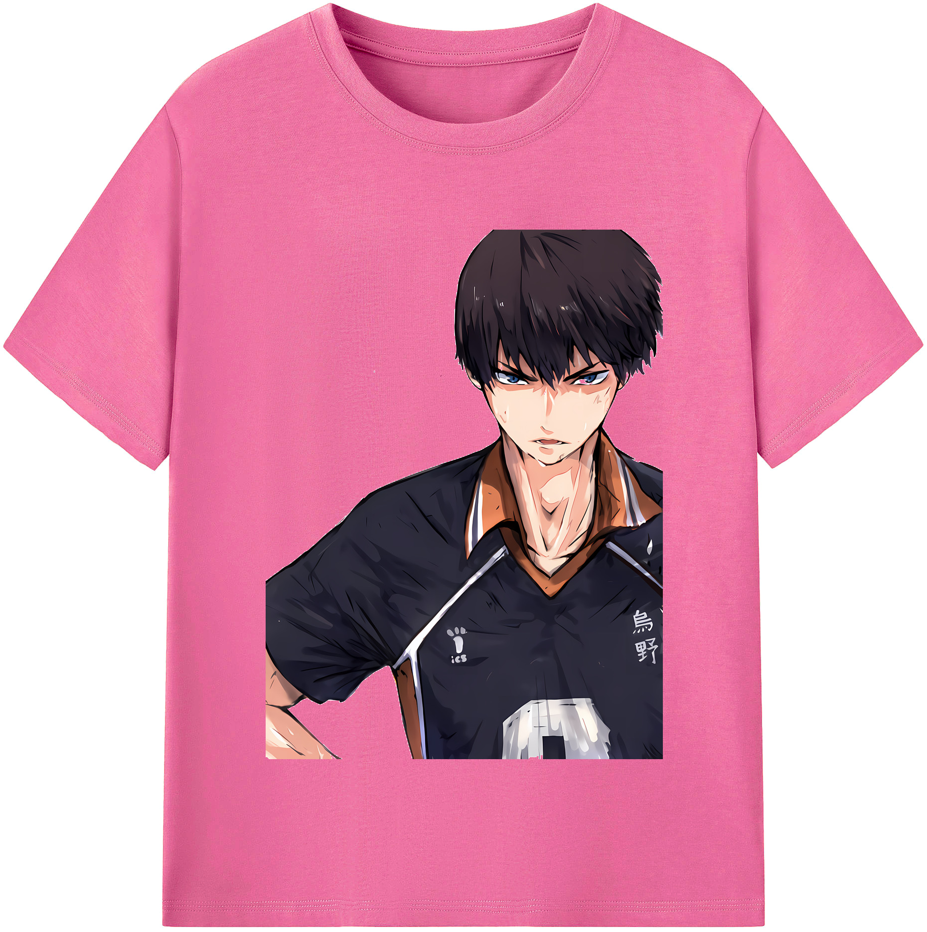 （画像用） ハイキュー!! Haikyu!! レディースカジュアルプリントTシャツ（綿100％）